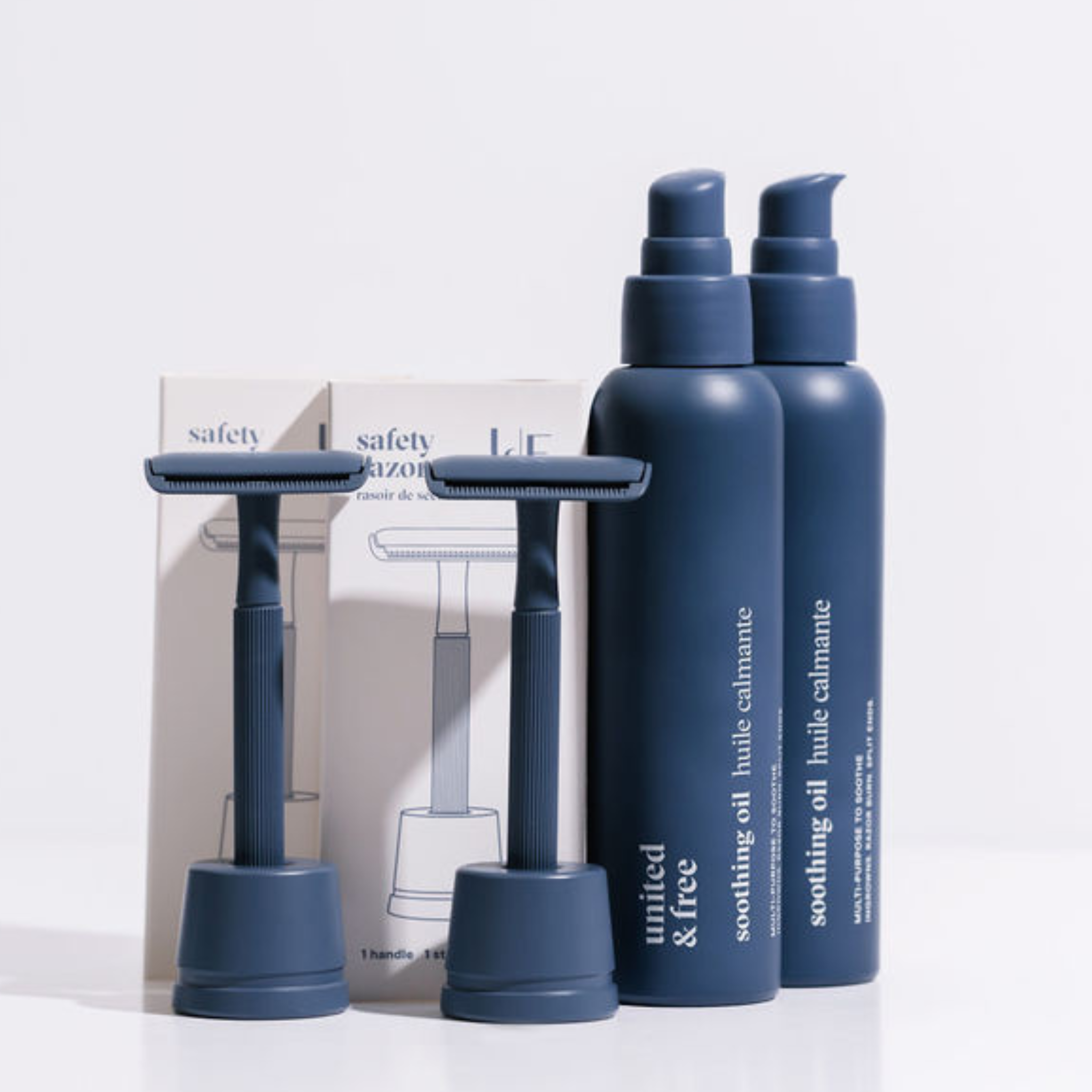 Safety Razor and Soothing Oil (x2 pack)